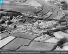 The railway viaduct and town, Hayle, 1928 - Britain from Above